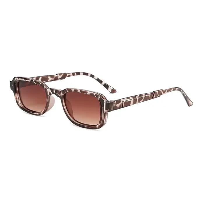 Lunettes de soleil rectangulaires de luxe pour femmes