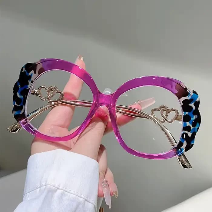 GM LUMIAS lunettes rondes surdimensionnées femmes 2025 nouveau dans la mode montures optiques multicolores