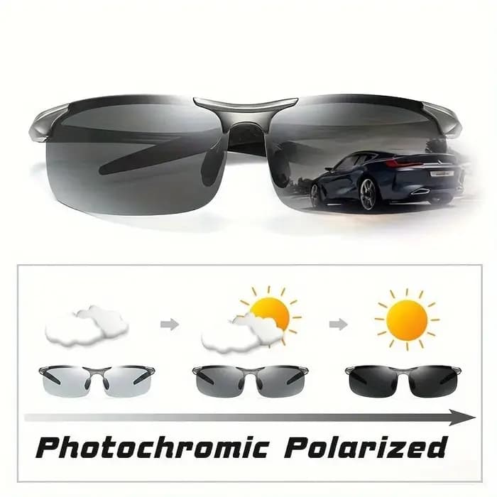 Lunettes de mode polarisées avec fonctions visuelles de jour et de nuit