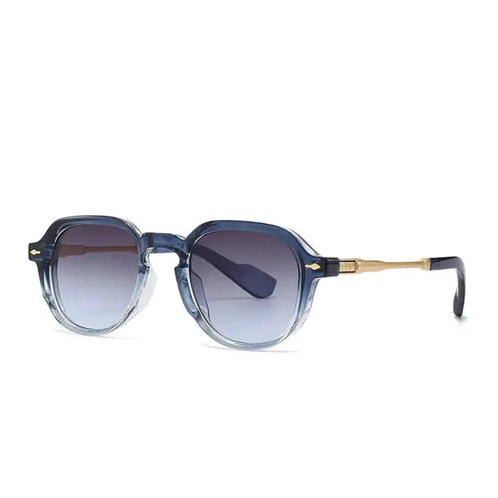 Nouvelles lunettes de soleil de luxe pour hommes femmes mode dégradé nuances marque concepteur Rivets conduite