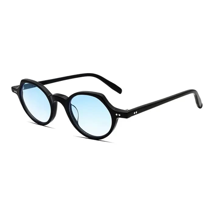 Luxe Rivet Design rétro mode lunettes de soleil femmes hommes Vintage couleur haute qualité acétate