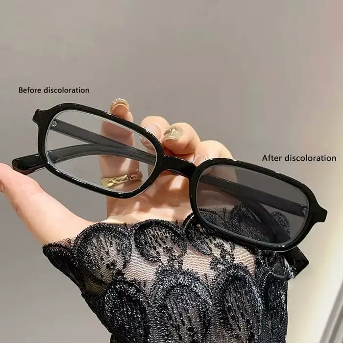 Lunettes à la mode, polyvalentes, simples, à changement de couleur, anti-reflets pour les personnes