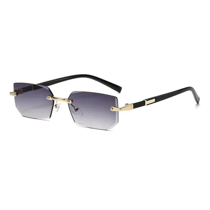 Lunettes de soleil sans monture tendance pour hommes et femmes