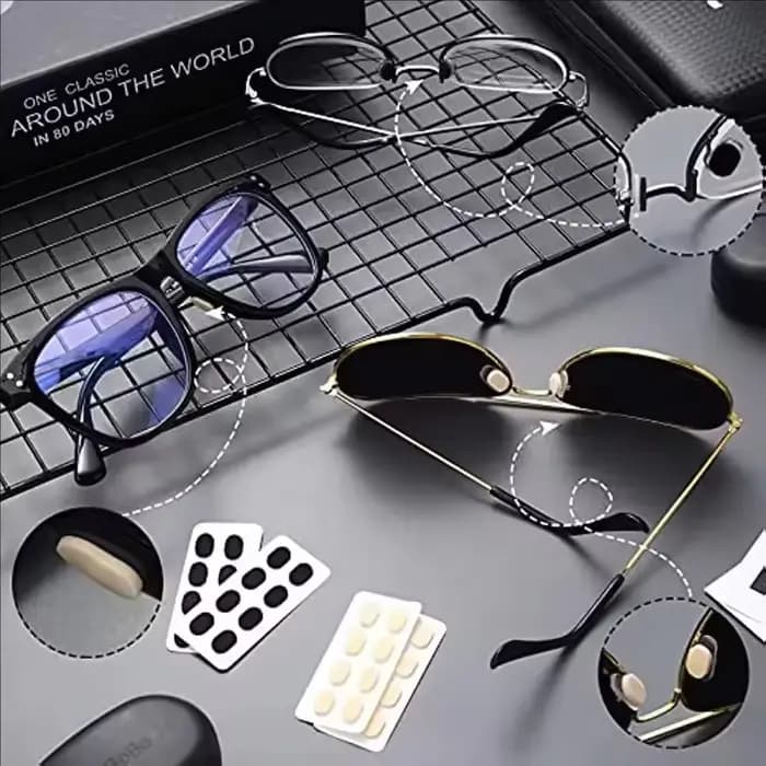 32 paires de coussinets de nez en mousse autocollants antidérapants