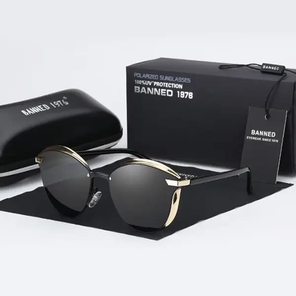 Lunettes de soleil polarisées de luxe pour femmes