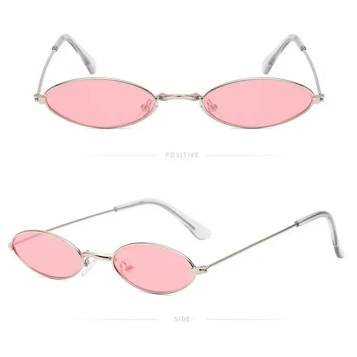 Lunettes de soleil ovales rétro à petite monture pour hommes et femmes