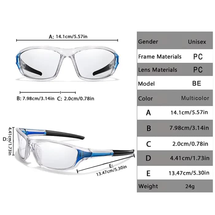 Lunettes de soleil photochromiques pour hommes et femmes