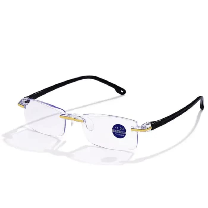Lunettes de lecture carrées sans monture pour hommes et femmes, lunettes rétro ultralégères, lunette