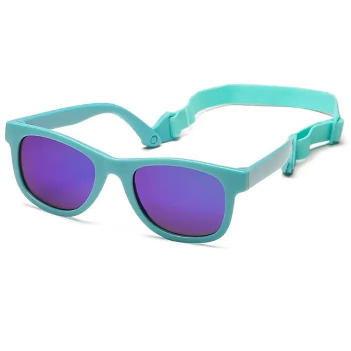 Lunettes de soleil polarisées flexibles et pliables pour nouveau-né de 0 à 24 mois