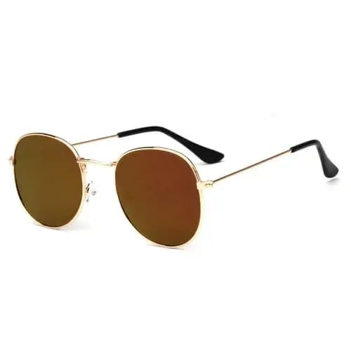 Lunettes De soleil rondes rétro pour hommes femmes marque Designer Vintage