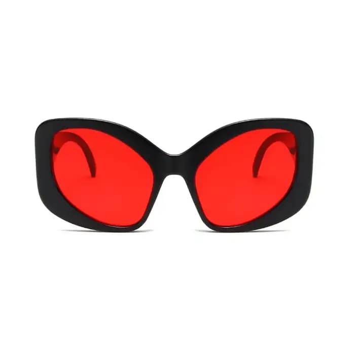 Lunettes de soleil vintage à grande monture pour hommes et femmes