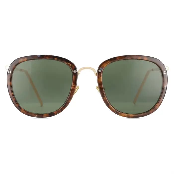 Lunettes de soleil rondes rétro à rayures pour hommes et femmes, verres solaires Vintage Uv400 à la