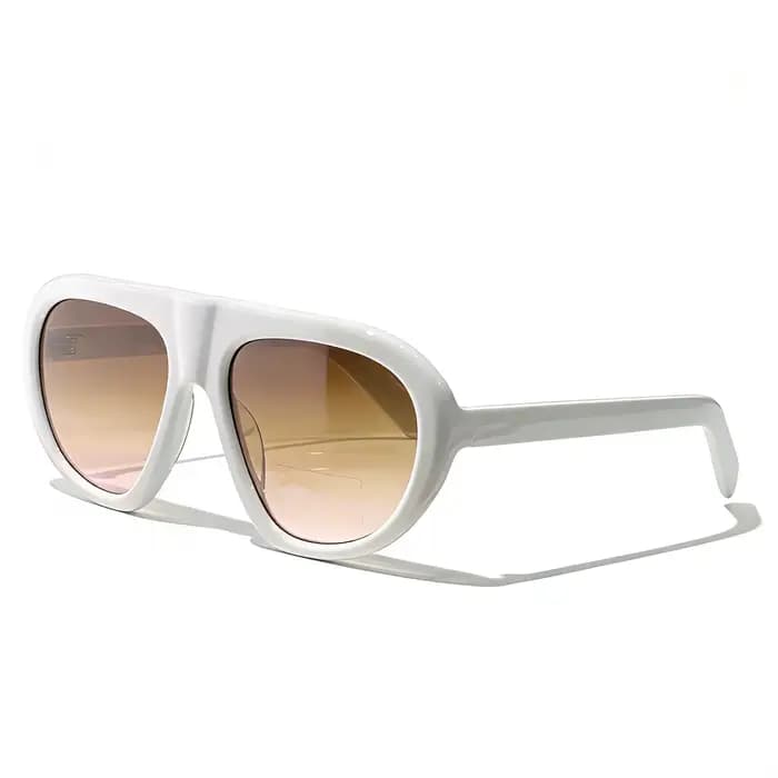 Nouvelles lunettes de soleil tendance de haute qualité pour femmes, style européen et américain, monture large, lunettes de soleil amincissantes pour hommes