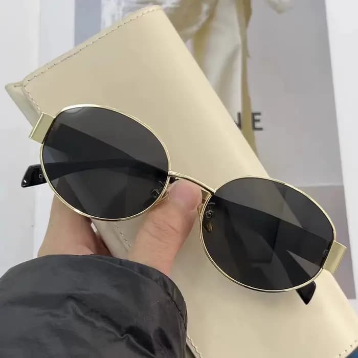 Lunettes de soleil ovales classiques et tendance pour femmes