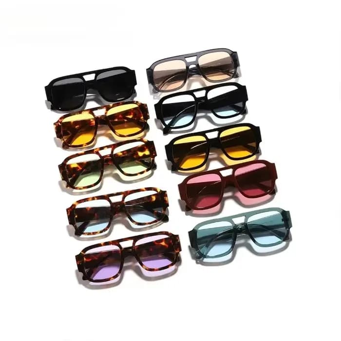 Lunettes de soleil aviateur rétro Y2K
