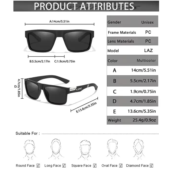 KAROS 2 pièces ensemble de lunettes de Sport polarisées pour hommes et femmes