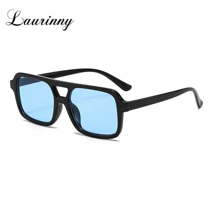 Lunettes de soleil carrées en écaille de tortue pour hommes et femmes