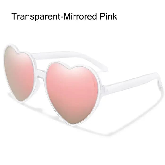 Lunettes de soleil en forme de cœur pour femmes et hommes