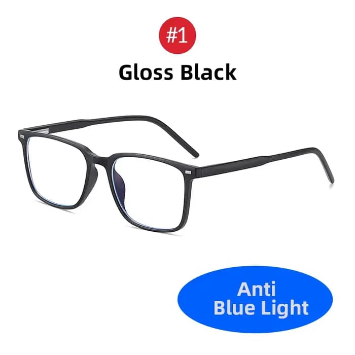VIVIBEE – lunettes carrées classiques pour hommes, bloquant la lumière bleue, pour jeux sur ordinate