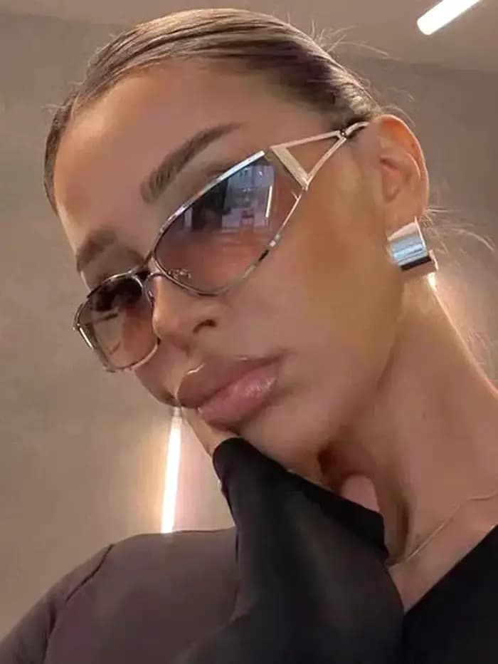 Lunettes de soleil Y2K pour femmes