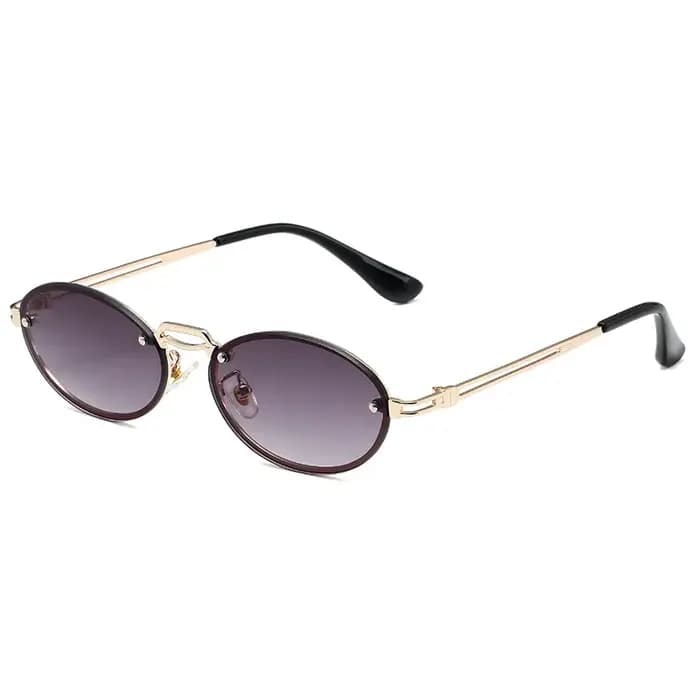 Lunettes de soleil ovales pour hommes et femmes