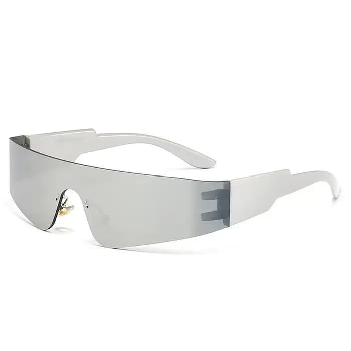 Lunettes de sport punk à la mode avec un style technique et épicé, doté d'un design sans cadre popul