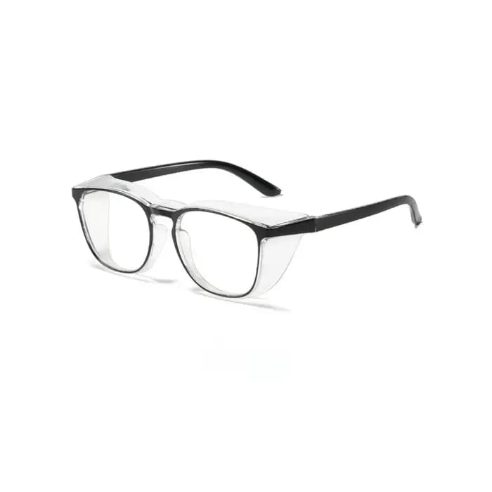 Une paire de lunettes de sécurité tendance transparentes