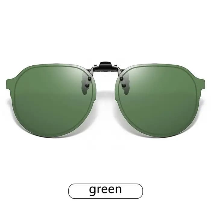 Clip rabattable sur lunettes de soleil polarisées Anti-éblouissement hommes conduite femmes pêche UV400 Vision nocturne