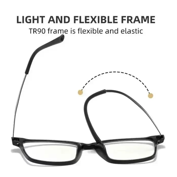 Lunettes de lecture en titane pur TR90 pour hommes, lunettes de presbytie, anti-lumière bleue, dioptrie + 1.0 à + 4.0, haute qualité