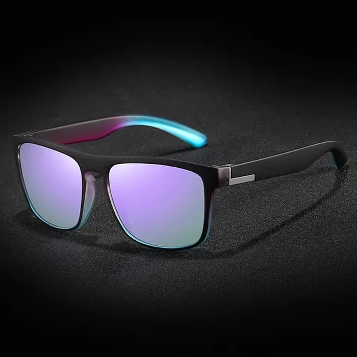 Lunettes de soleil violettes tendance pour hommes et femmes
