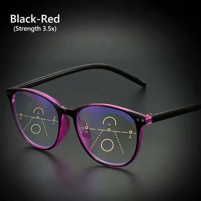 Lunettes de lecture multifocales anti-lumière bleue See Near & Far pour femmes et hommes