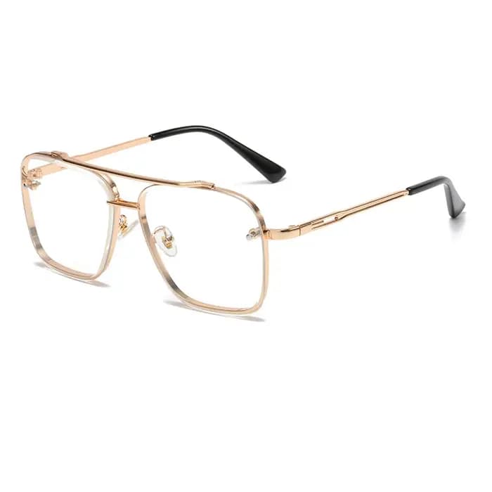 Nouvelles lunettes De Soleil dégradées pour hommes mode métal grand cadre
