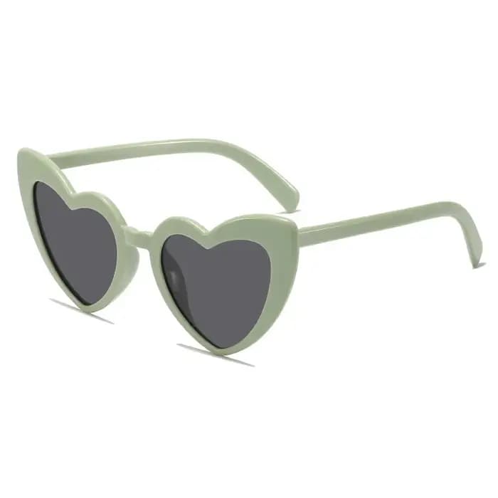 Lunettes de soleil en forme de coeur Vintage à la mode