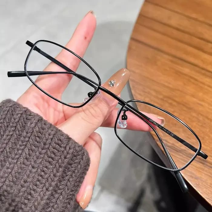 Lunettes de mode montures en métal pour femmes hommes
