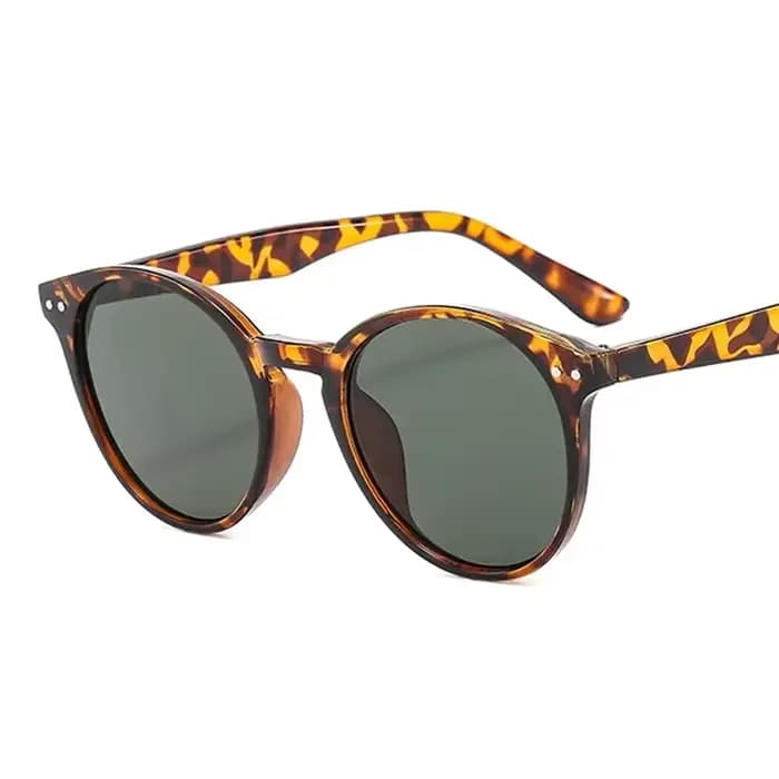 Marque classique ronde lunettes de soleil décontractées hommes femmes créateur de mode