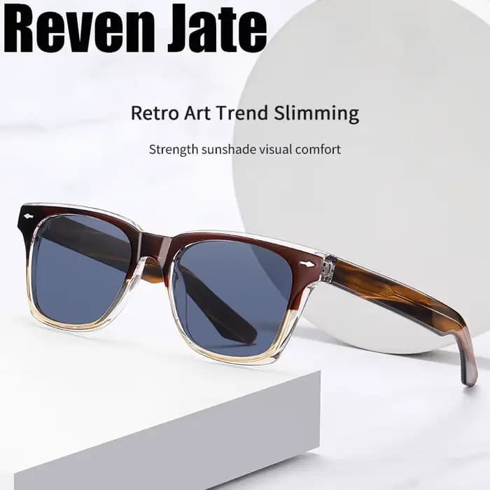 Reven Jate-Lunettes de soleil polarisées pour homme, bonne qualité, protection contre la lumière du