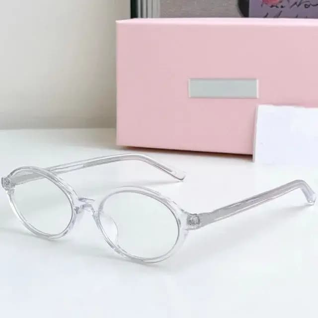 Lunettes de soleil ovales en acétate pour femmes