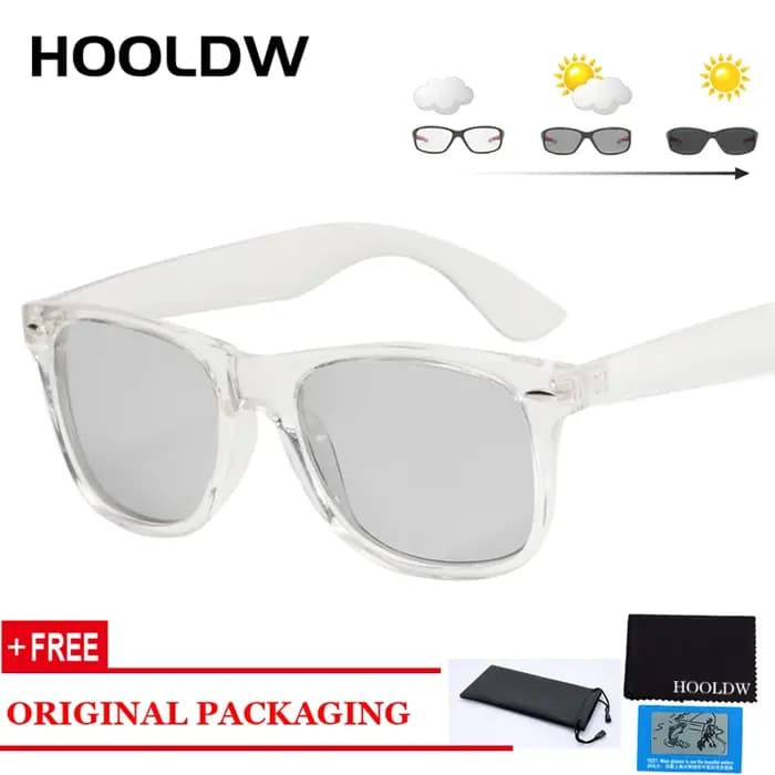 HOOLDW lunettes de soleil photochromiques femmes hommes conduite Anti-éblouissement