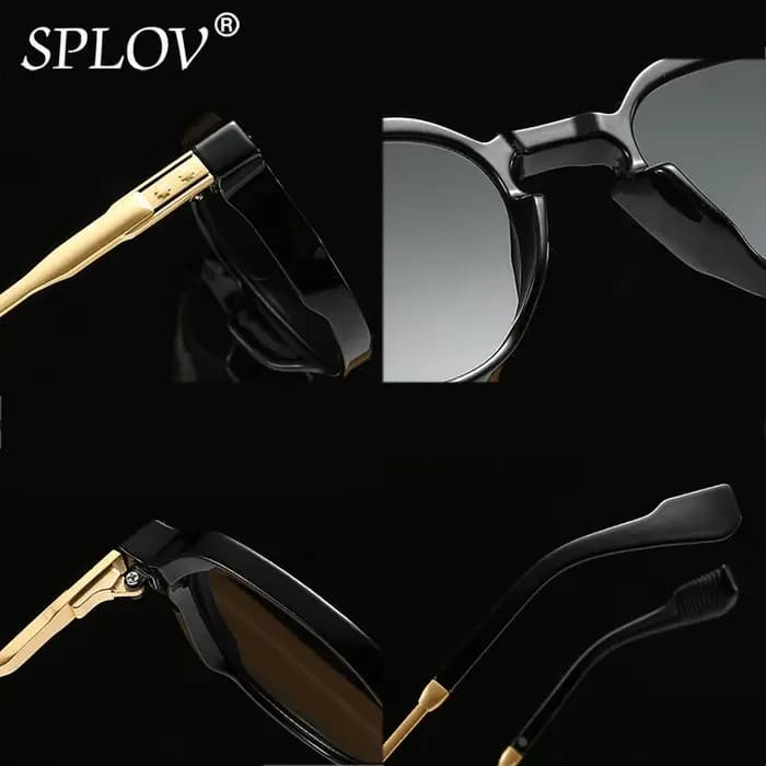 Nouvelles lunettes de soleil de luxe pour hommes femmes mode dégradé nuances marque concepteur Rivets conduite