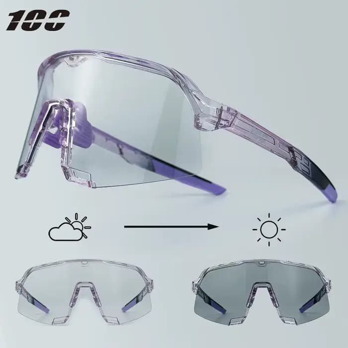 100 lunettes de soleil de cyclisme photochromiques