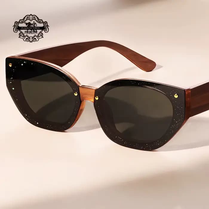 Lunettes de soleil polygonales Vintage en bois naturel pour hommes et femmes