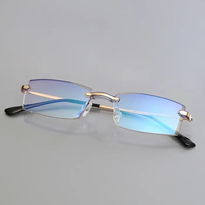 Revêtement de haute qualité sans cadre fini myopie lunettes femmes Anti-lumière bleue Prescription lunettes-1 -1.5 -2 -2.5 -3 -3.5 -4.0