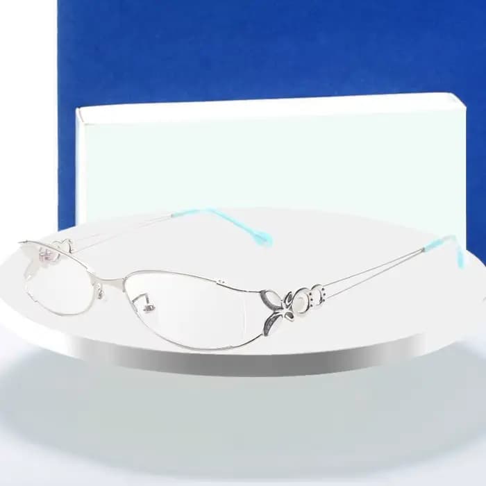 Cadre de lunettes en alliage papillon pour femmes