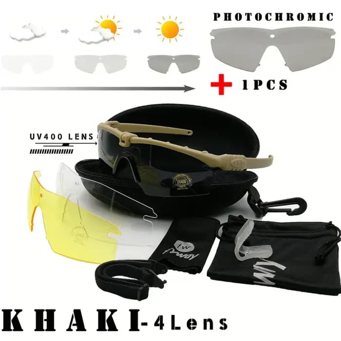 Twtryway-Lunettes de soleil tactiques photochromiques M 3.0 Strike