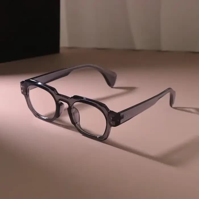 Lunettes carrées vintage pour hommes et femmes