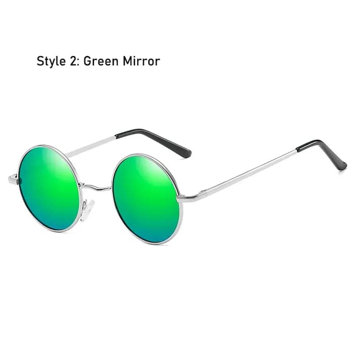 Lunettes de soleil polarisées rondes rétro Vintage pour hommes et femmes