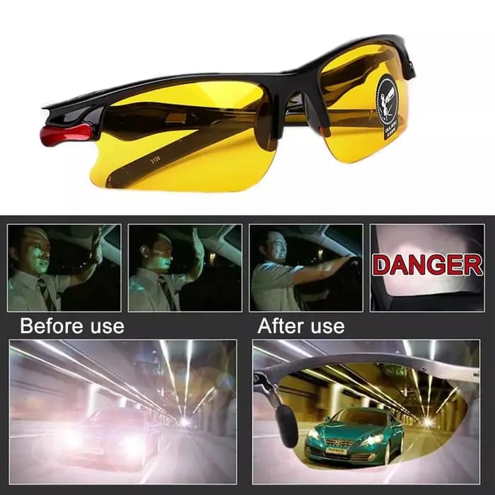 Lunettes de Vision nocturne de jour et de nuit pour conducteur, Anti-éblouissement, pour conduite nocturne, lumière améliorée, offre spéciale