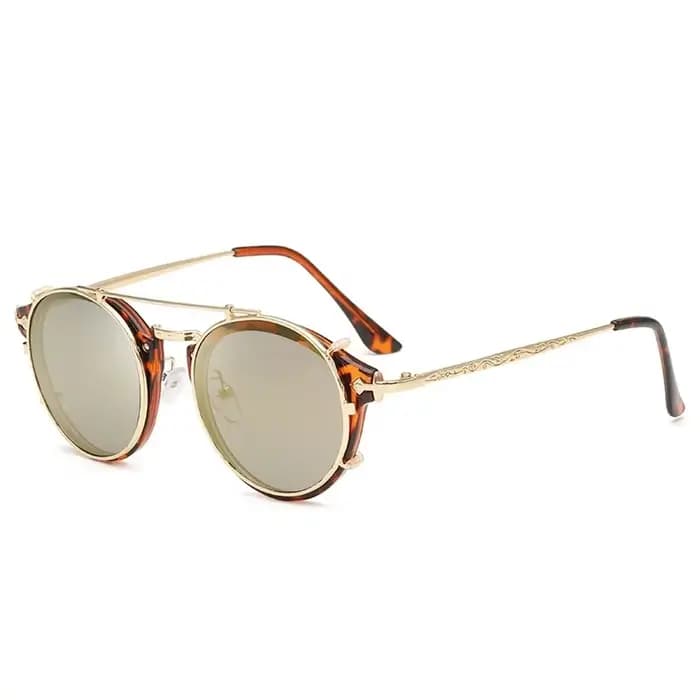 Lunettes de soleil rondes vintage pour hommes et femmes