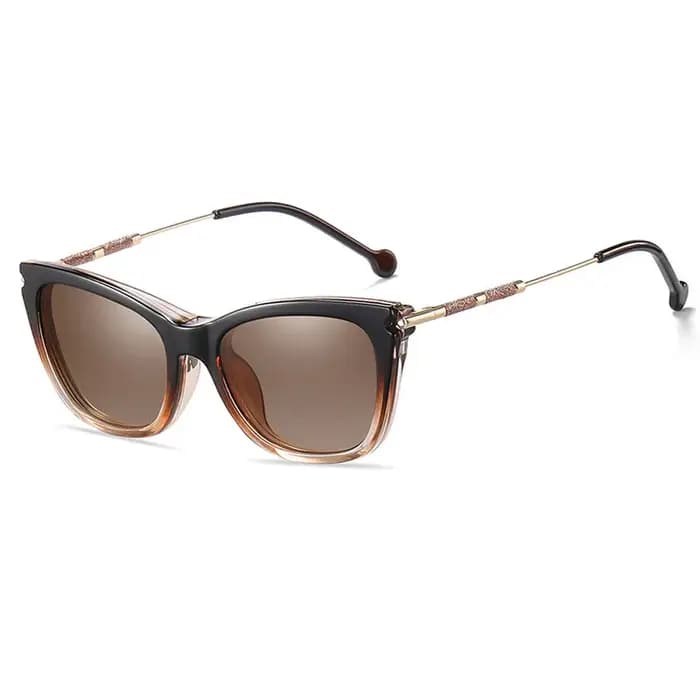 Lunettes de soleil à clip magnétique avec verres polarisés UV400 anti-lumière bleue