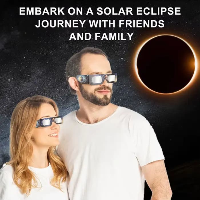 Pack de 10 lunettes d'éclipse solaire-lunettes de soleil de visualisation